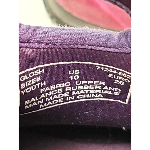 Glosh By Bogs Youth Pink Waterproof Pull On Boots Size 10 - Picture 9 of 10